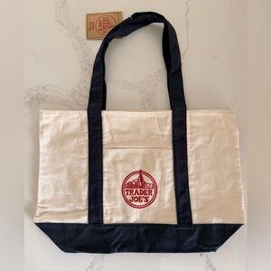 NWT Trader Joe's Full size Navy Tote